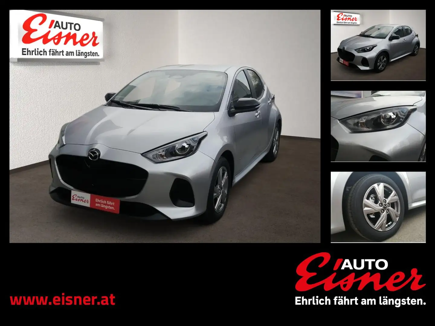 Mazda 2 HYBRID EXCLUSIVE-LINE Stadt-Land Flitzer Silber - 1