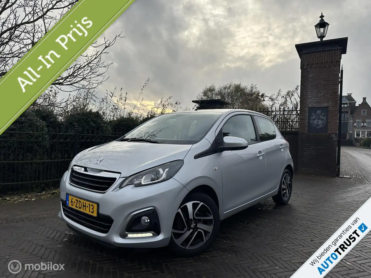 Peugeot 108 1.0 e-VTi Allure TOP Airco Cruise Navi GARANTIE Grijs - 1