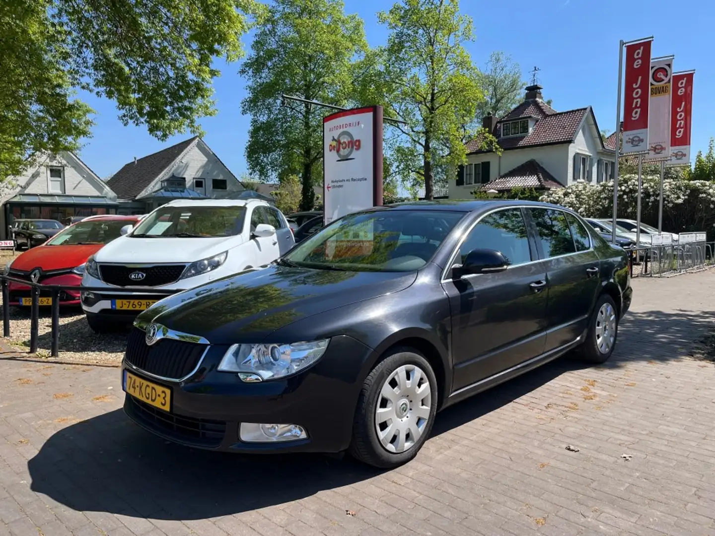 Skoda Superb 1.9 TDI GREENLINE / CRUISE CTR. / ELEK. RAMEN / RA Negro - 1