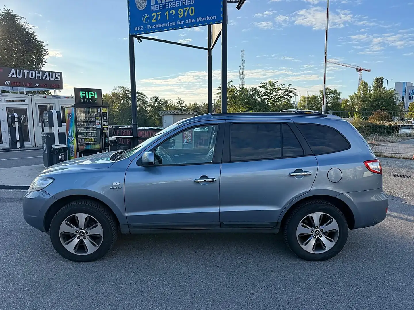 Hyundai SANTA FE Santa Fe 2,2 CRDi Comfort 4WD Aut. | VOLL FAHRB... Blau - 2