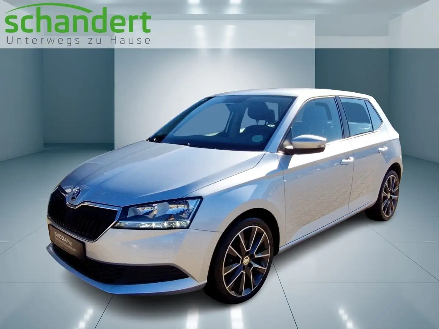 Skoda Fabia 1.0 TSI Cool Plus Klima Sitzheizung DAB Silber - 1