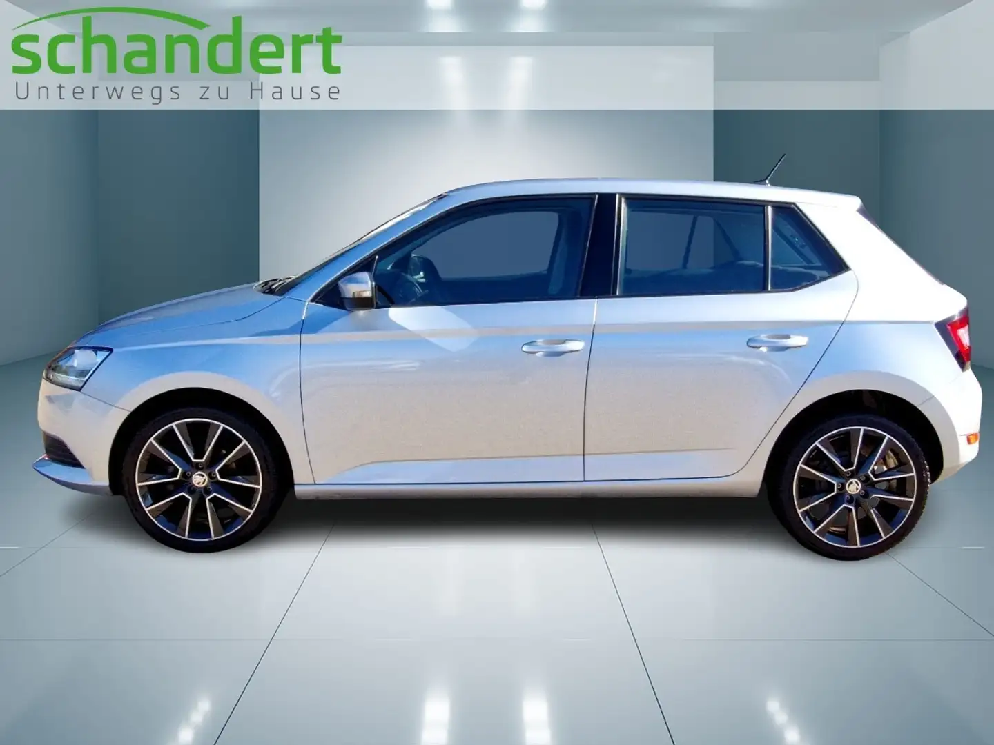 Skoda Fabia 1.0 TSI Cool Plus Klima Sitzheizung DAB Silber - 2