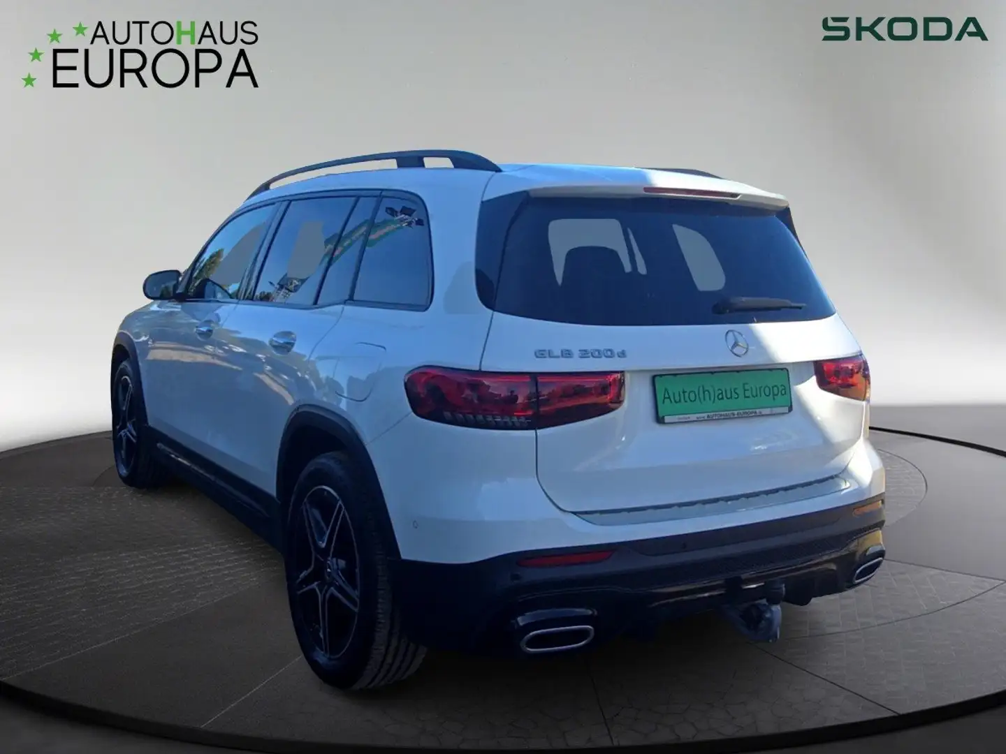Mercedes-Benz GLB 200 d Automatik AMG Line AHK 7Sitze Navi Kam Alcant. F Weiß - 2