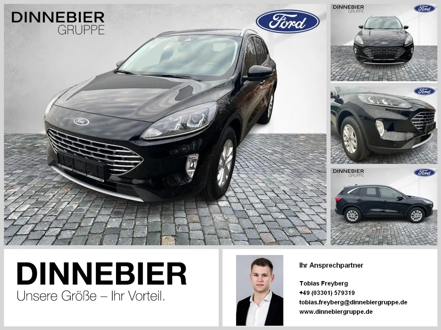 Ford Kuga TITANIUM NAVI+Winterpaket+Rückfahrkamera Černá - 1