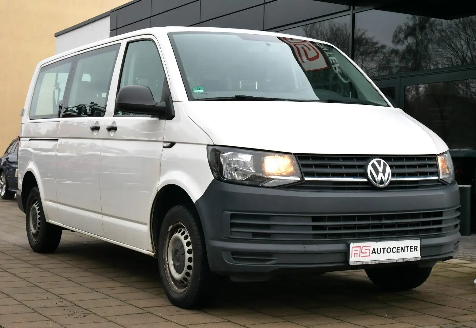Volkswagen T6 Kombi T6 Transporter Kombi lang 9-Sitze Klima Wit - 2