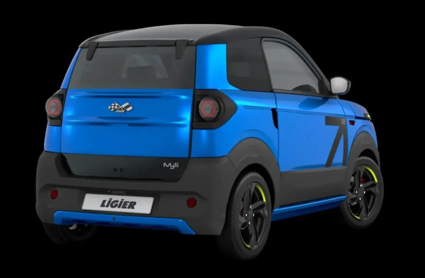 Ligier Myli REBEL +Climatizzatore +Servosterzo iBSG Euro5 Blu/Azzurro - 2