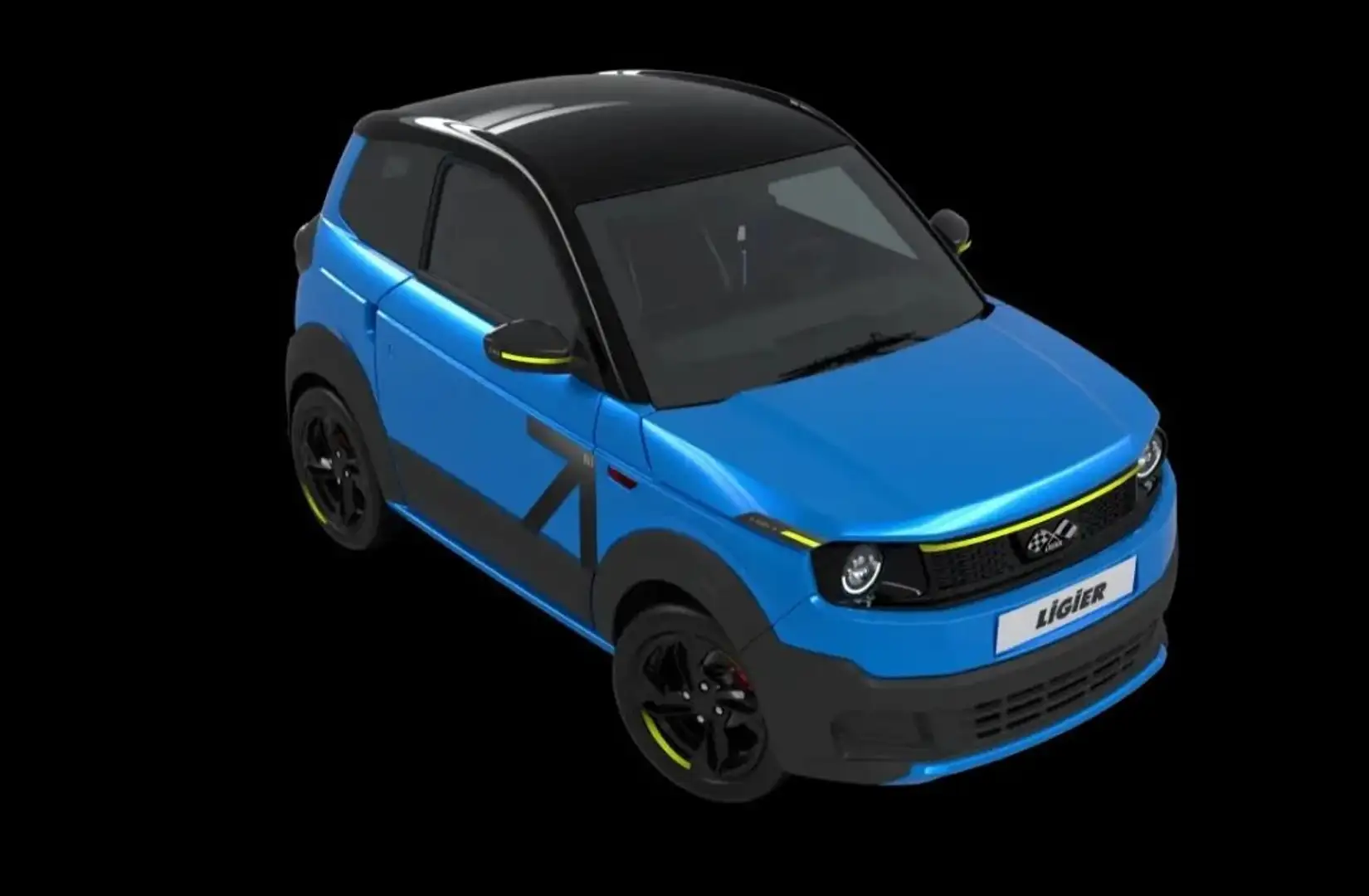 Ligier Myli REBEL +Climatizzatore +Servosterzo iBSG Euro5 Blu/Azzurro - 1