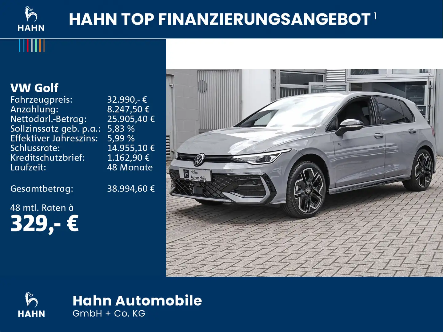 Volkswagen Golf R-Line Black Style1,5 l eTSI OPF 110 kW DSG Grau - 2