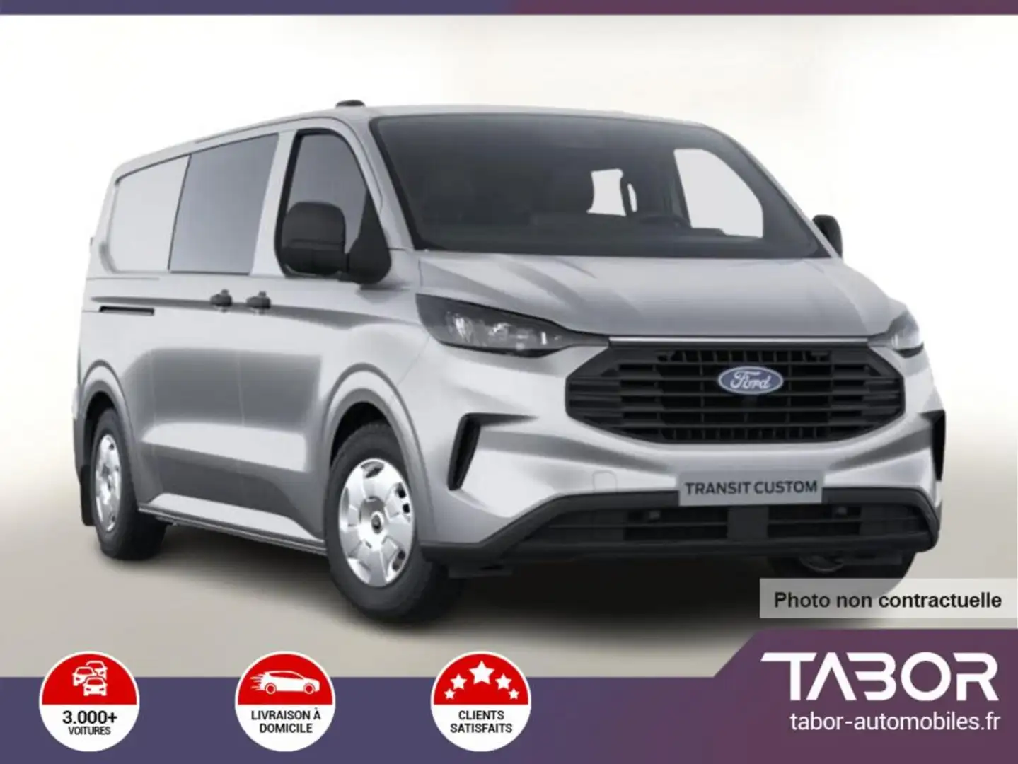 Ford Transit Custom DCiV TDCi 170 Aut Trend 320 Argent - 1