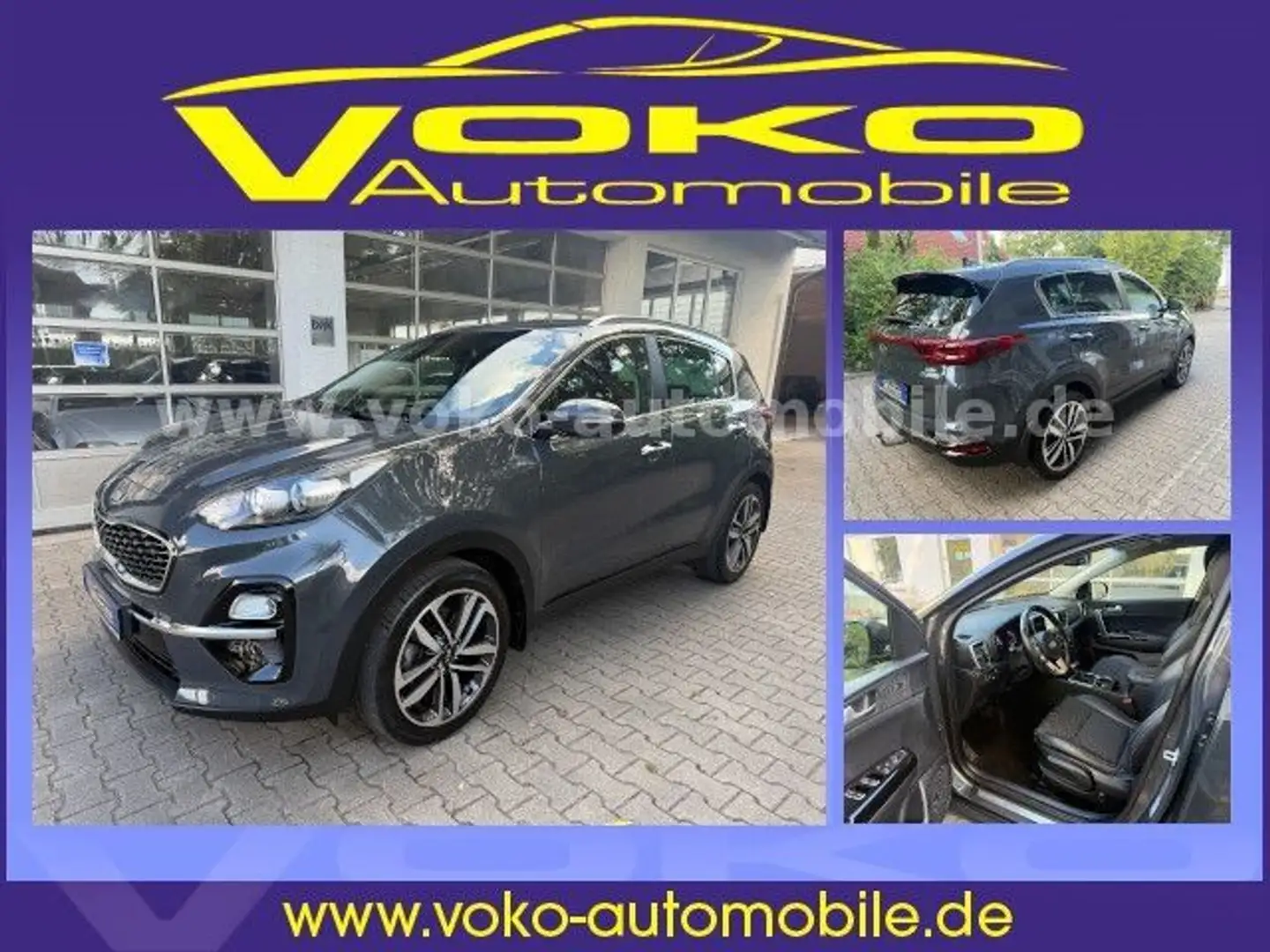 Kia Sportage 1.6 CRDi VISION DCT7 NAV CAM 2.Hd 62tkm Grau - 1