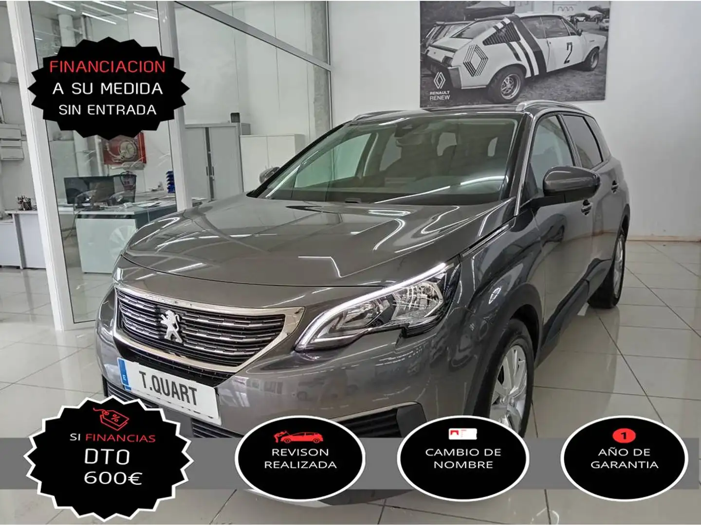 Peugeot 5008 1.2 PureTech S&S Style 7 pl. 130 Gris - 1