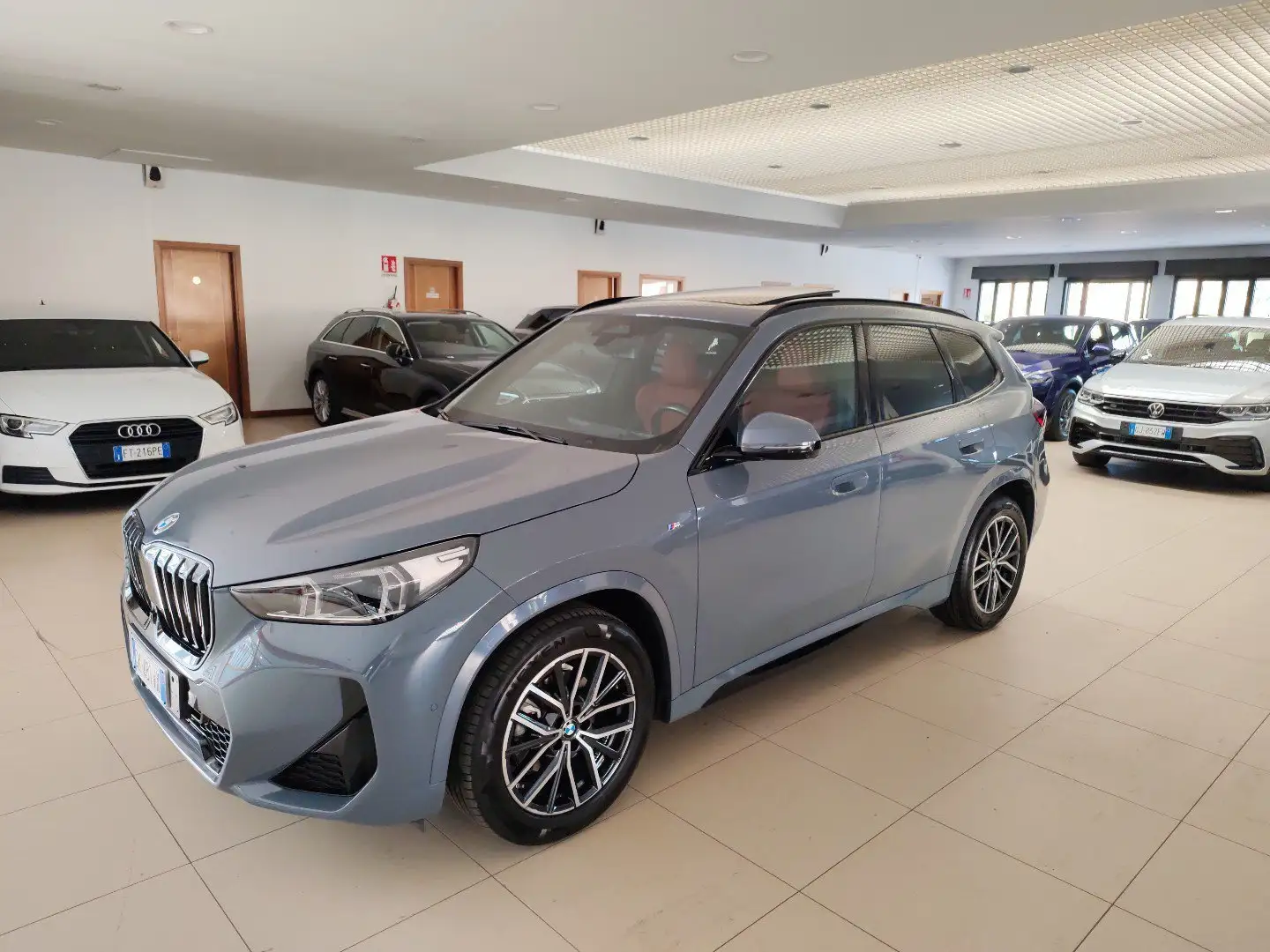 BMW X1 sDrive18d Msport auto Pelle Tetto Cruise (M Sport) Grigio - 1
