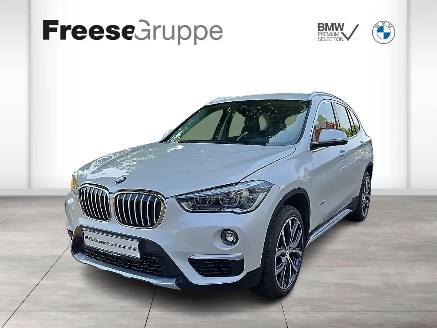 BMW X1 xDrive18d A xLine LED RFK Navi Komfortzg. Blanc - 1
