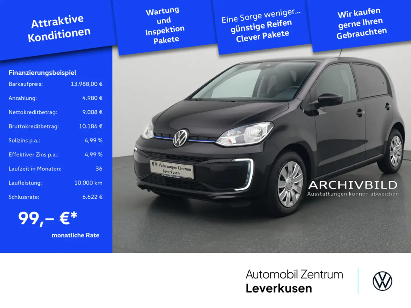 Volkswagen up! SHZ KLIMA FACELIFT PORT NAVI Schwarz - 1