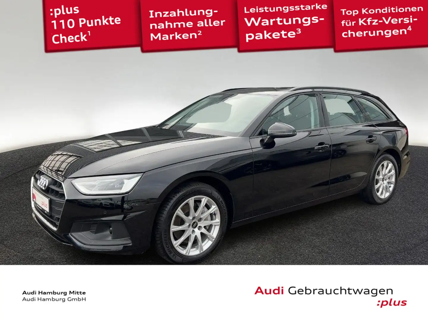 Audi A4 40 TDI S tronic Navi Virtual Cockpit Si Schwarz - 1