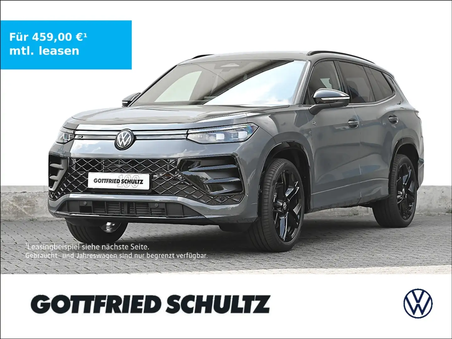 Volkswagen Tayron R-Line 2.0 TSI OPF DSG 4MOTION Matrix-LED AHK 7-Si Grijs - 1