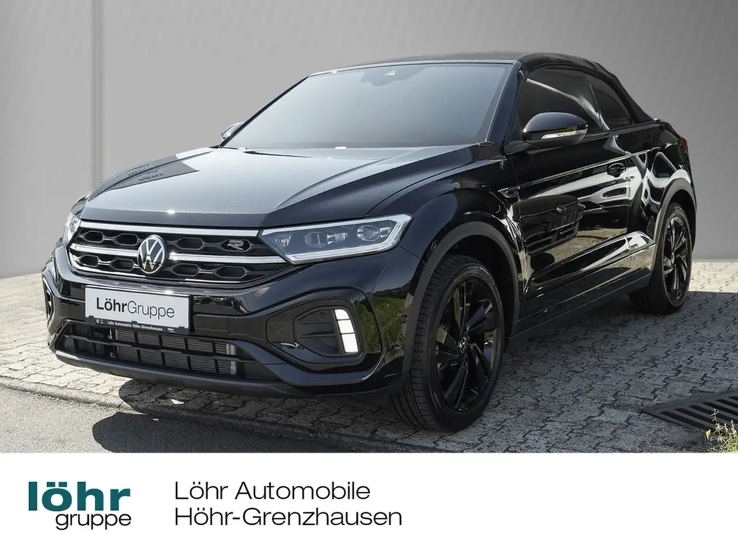 Volkswagen T-Roc Cabriolet 1,5 TSI R-Line DSG,LED,AHK,ALU 18",AC... Schwarz - 1