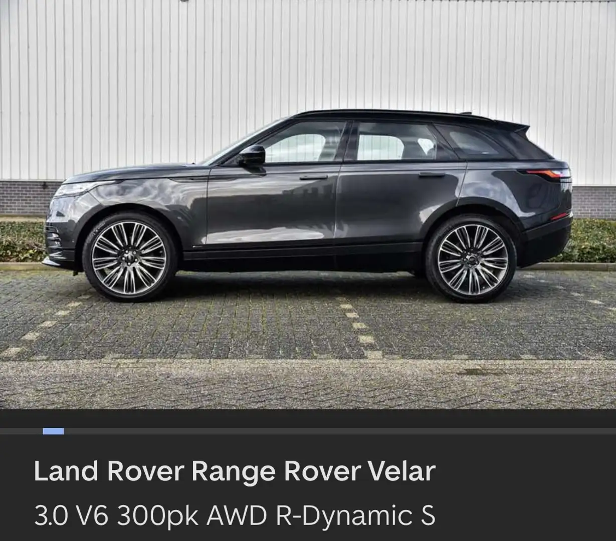 Land Rover Range Rover Velar 3.0 V6 AWD R-D HSE Grey - 1