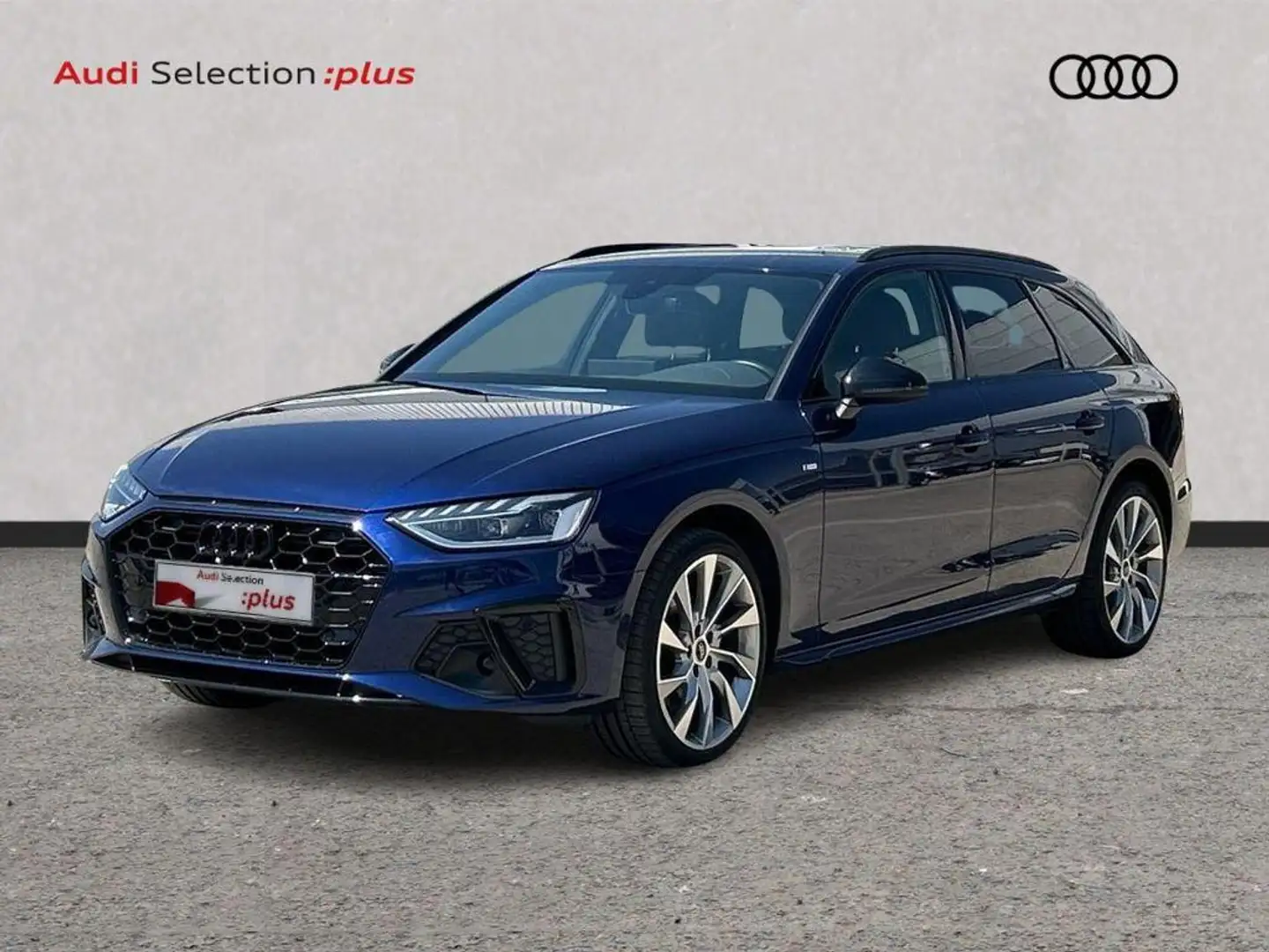 Audi A4 Avant 35 TDI Black line S tronic 120kW Bleu - 1