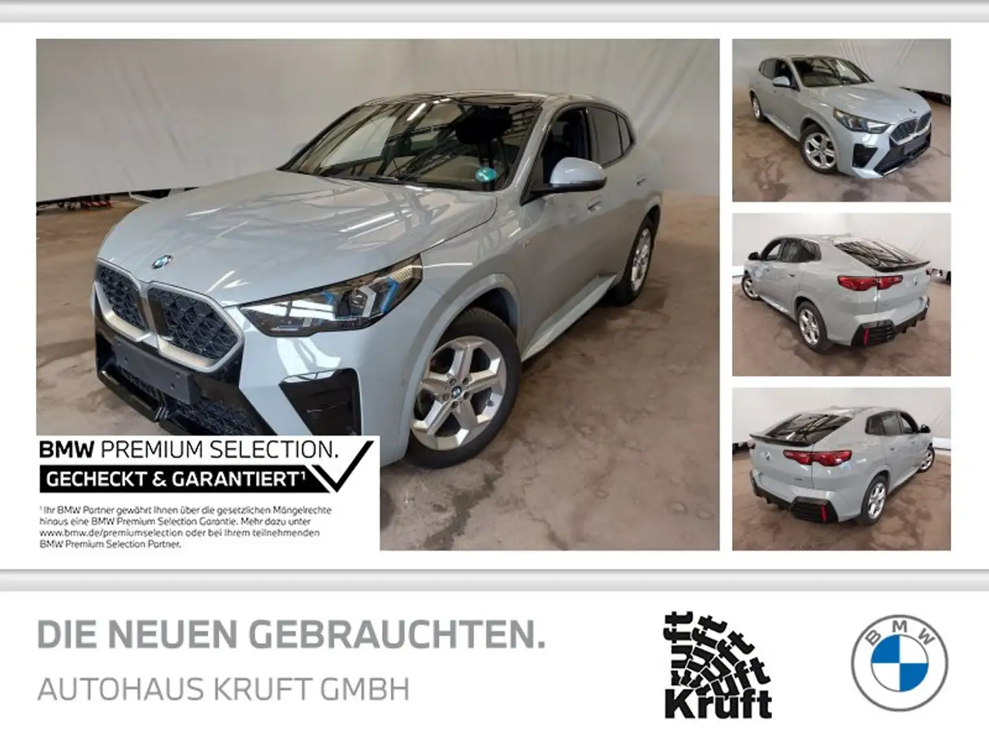 BMW X2 sDrive18d M SPORT+PANO+AHK+KAMERA+LED Grau - 1