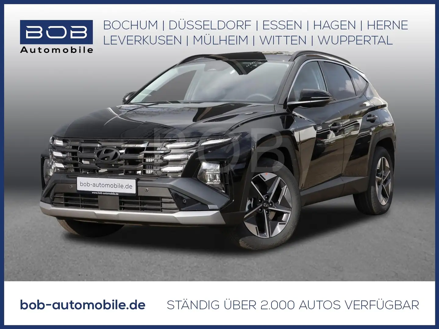 Hyundai TUCSON Trend 1.6 T-GDI (160 PS) 48V 7-DCT 2WD Schwarz - 1