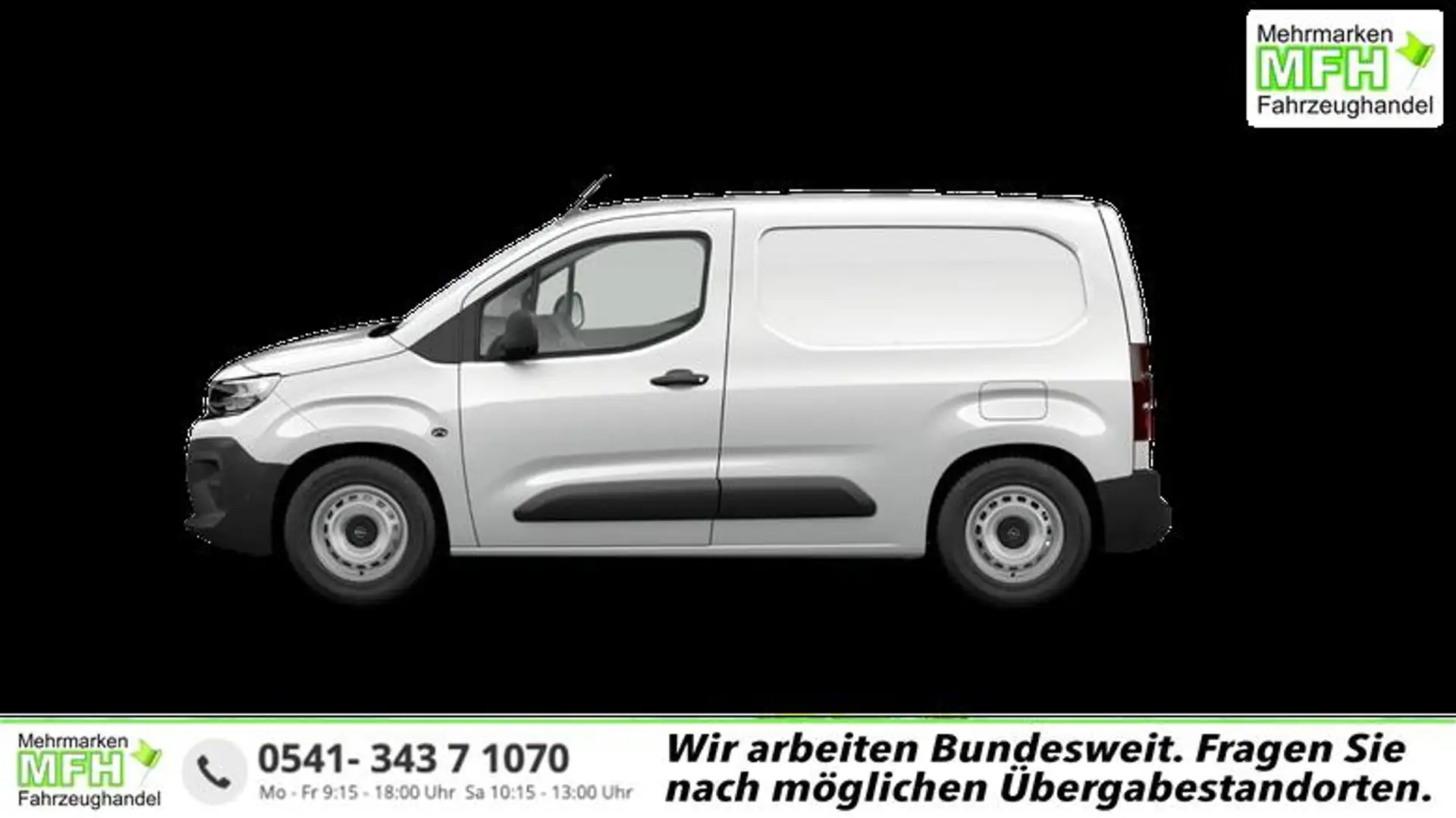 Opel Combo Cargo Länge 1 mit normaler Nutzlast 1.5 BlueHDi... Weiß - 1