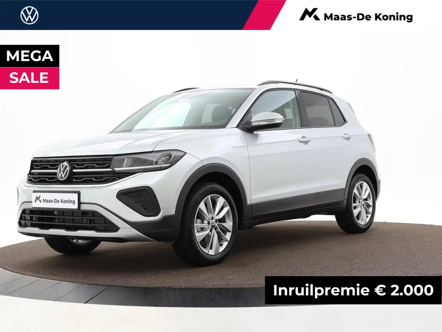 Volkswagen T-Cross Life Edition 1.0 TSI 95 pk 5 versn. Hand · Achteru Plateado - 1