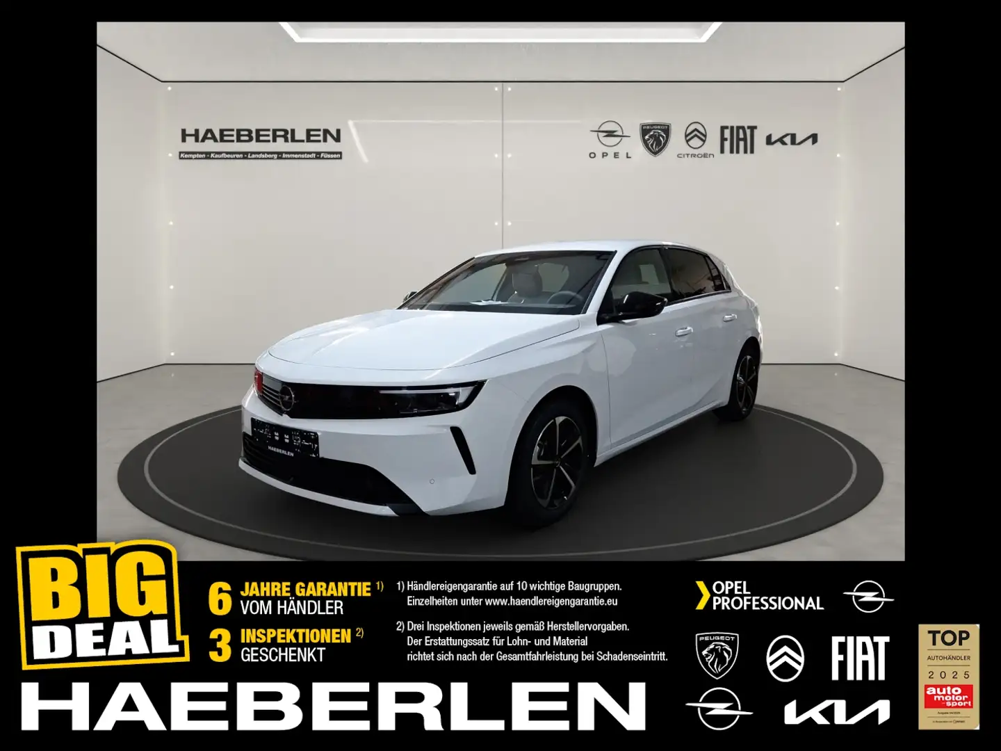 Opel Astra Edition 1.2 Turbo *Allwetter*Sitzheizung* Белый - 1