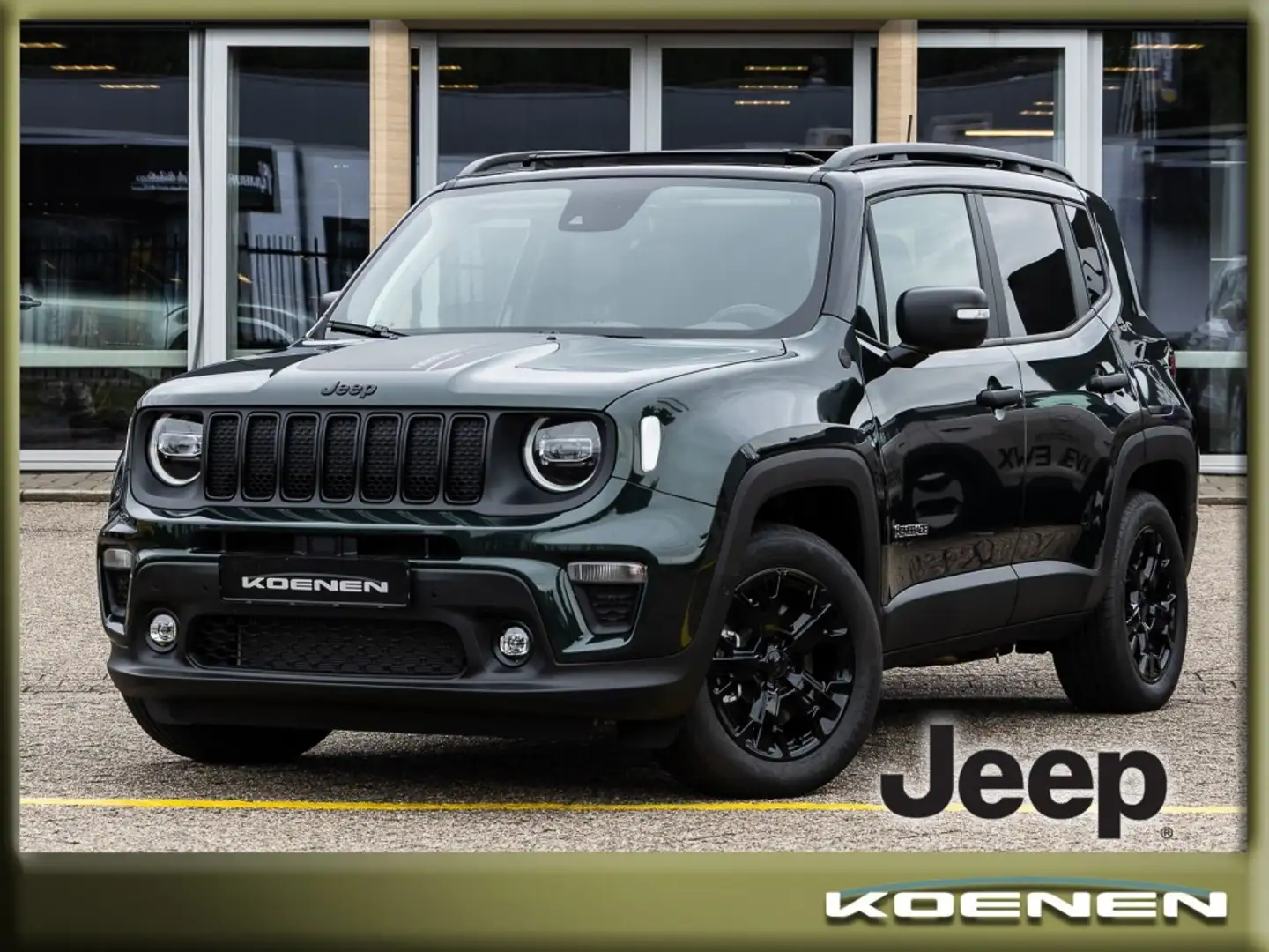 Jeep Renegade 4XE 240 PK PHEV NORTH Star Tech Pack/ WinterPack Grün - 1