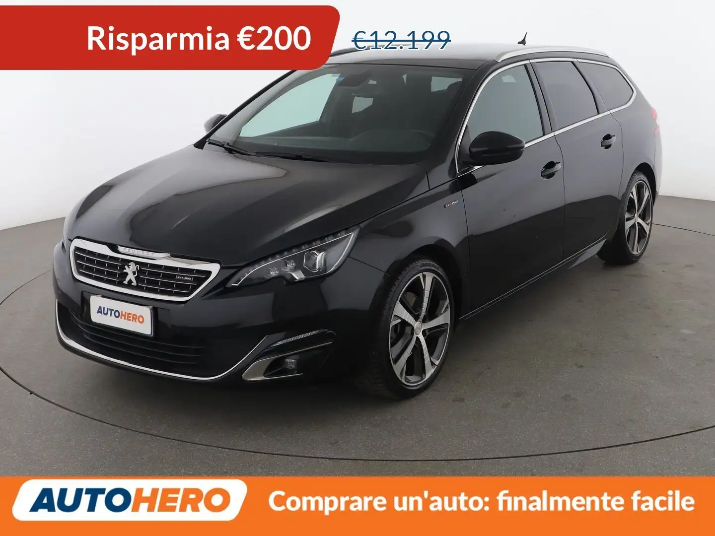 Peugeot 308 2.0 Blue-HDi GT Line SW 150 CV EAT6 Nero - 1