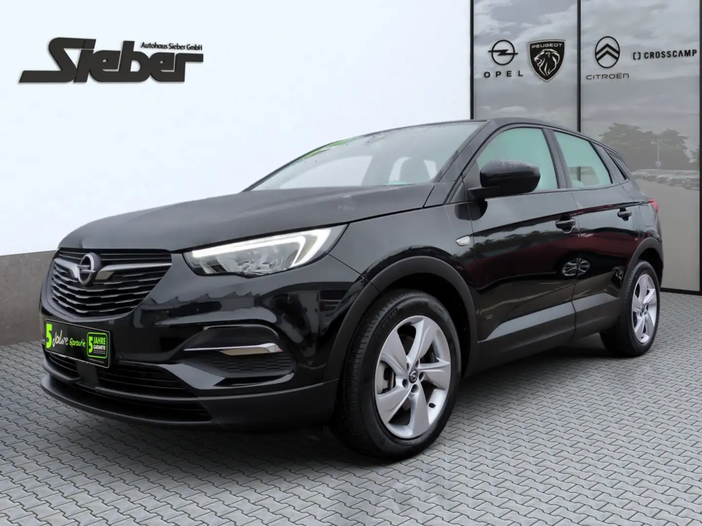 Opel Grandland 1.6 Turbo Hybrid Edition FLA SpurW LM Schwarz - 2