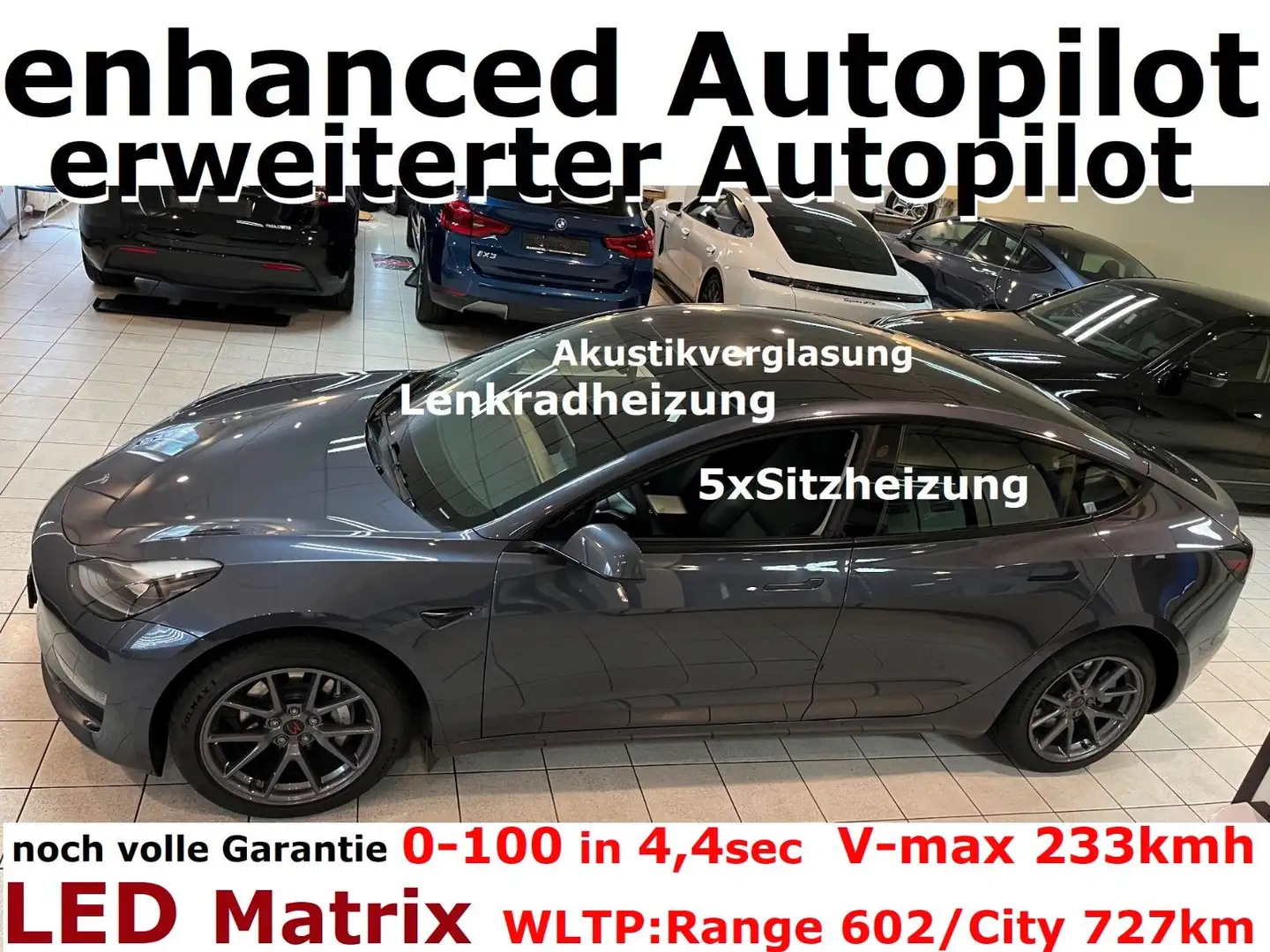 Tesla Model 3 LR+Enhanced Autopilot+kaufe Teslas an Gris - 1