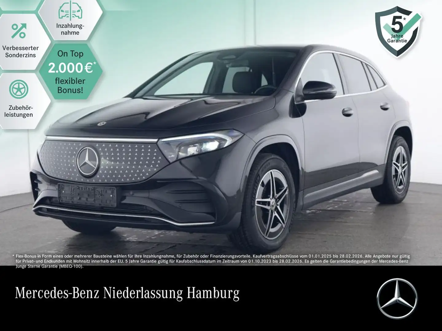 Mercedes-Benz EQA 250 AMG+ADVANCED+KAMERA+SPUR Schwarz - 1