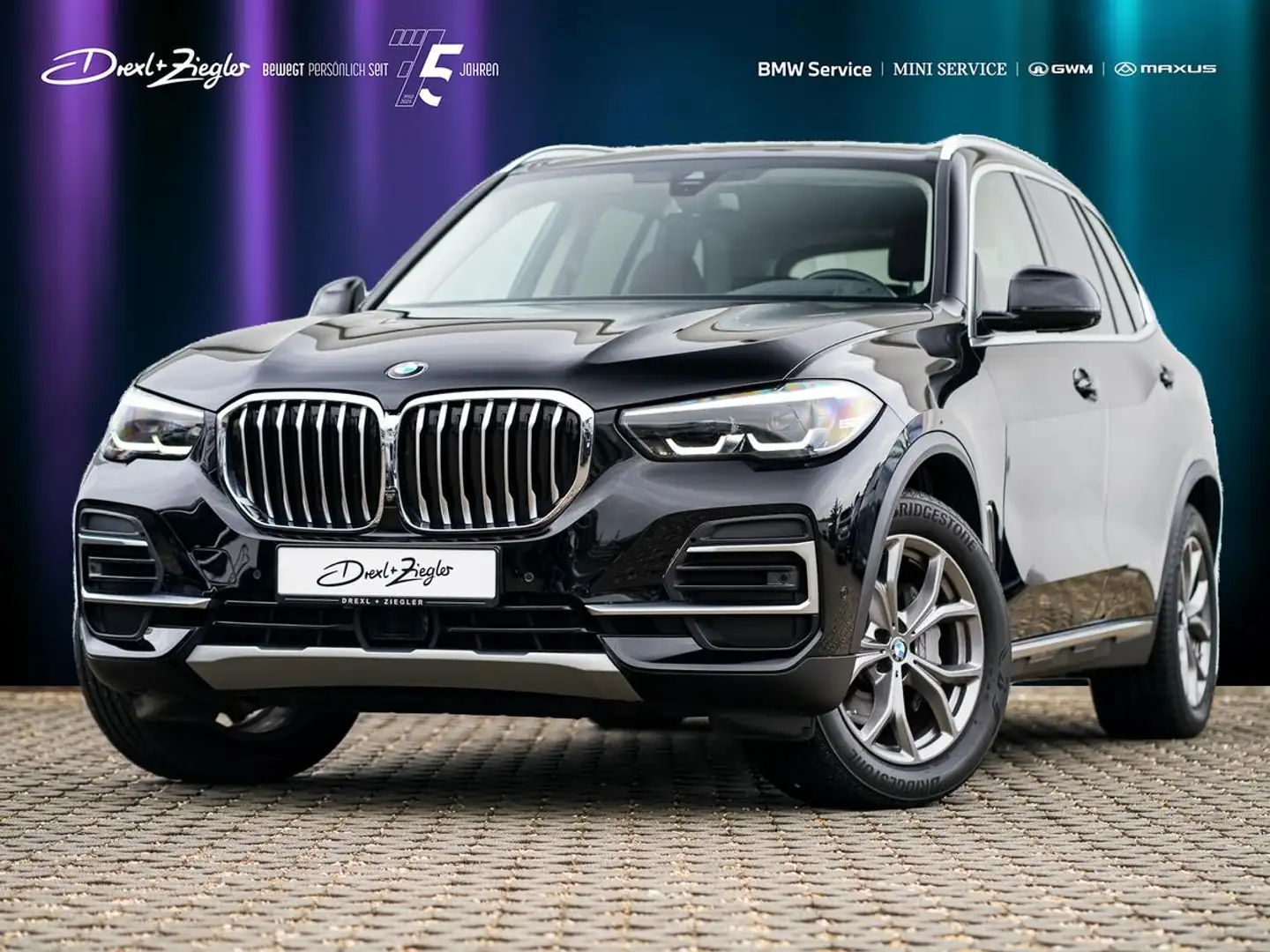 BMW X5 xDrive30d xLine AHK HuD eSpSitze 4xSHZ Ka360° Schwarz - 1