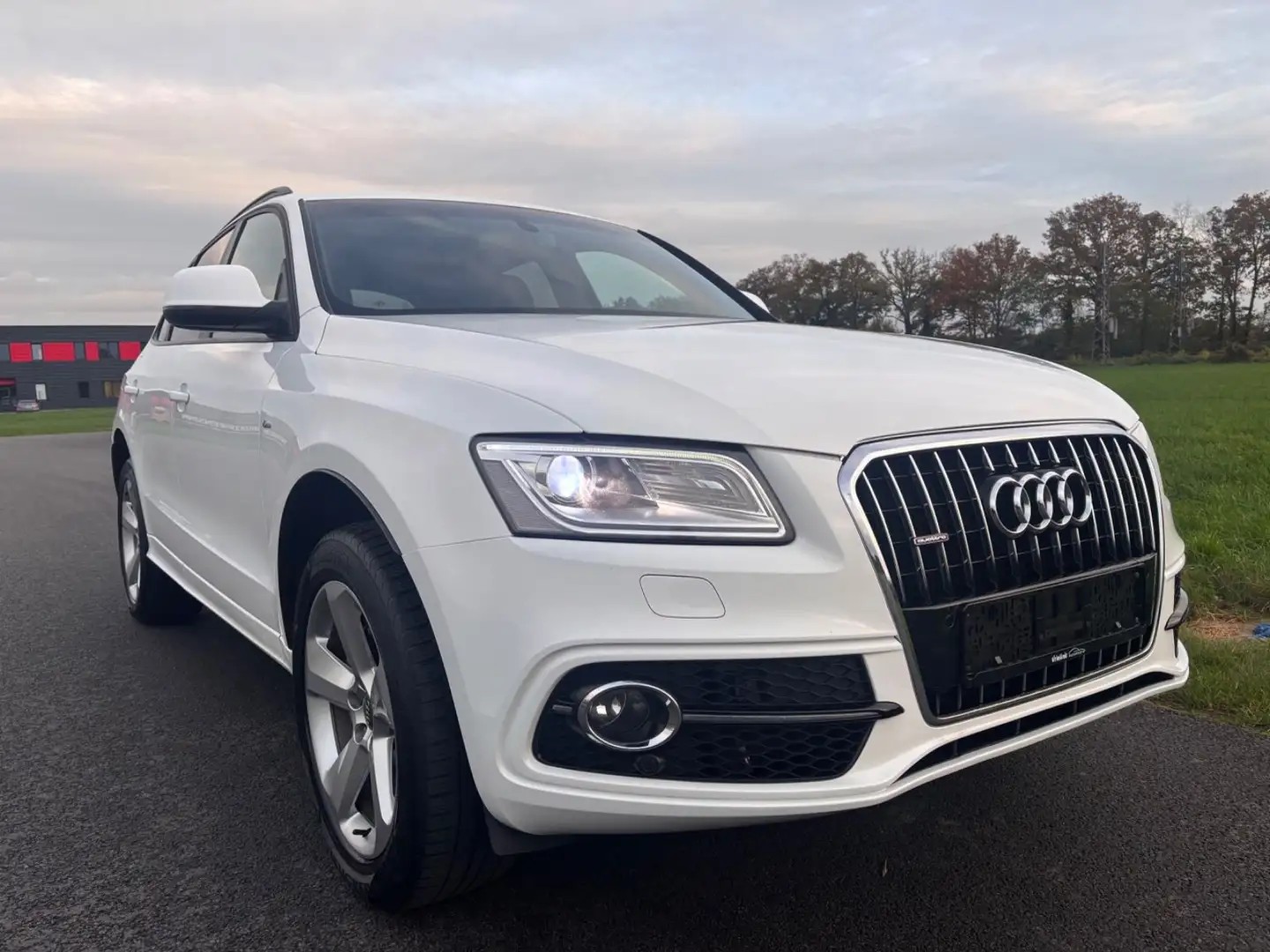 Audi Q5 2.0 TFSI 132 kW quattro S-Line-6-gang Weiß - 2