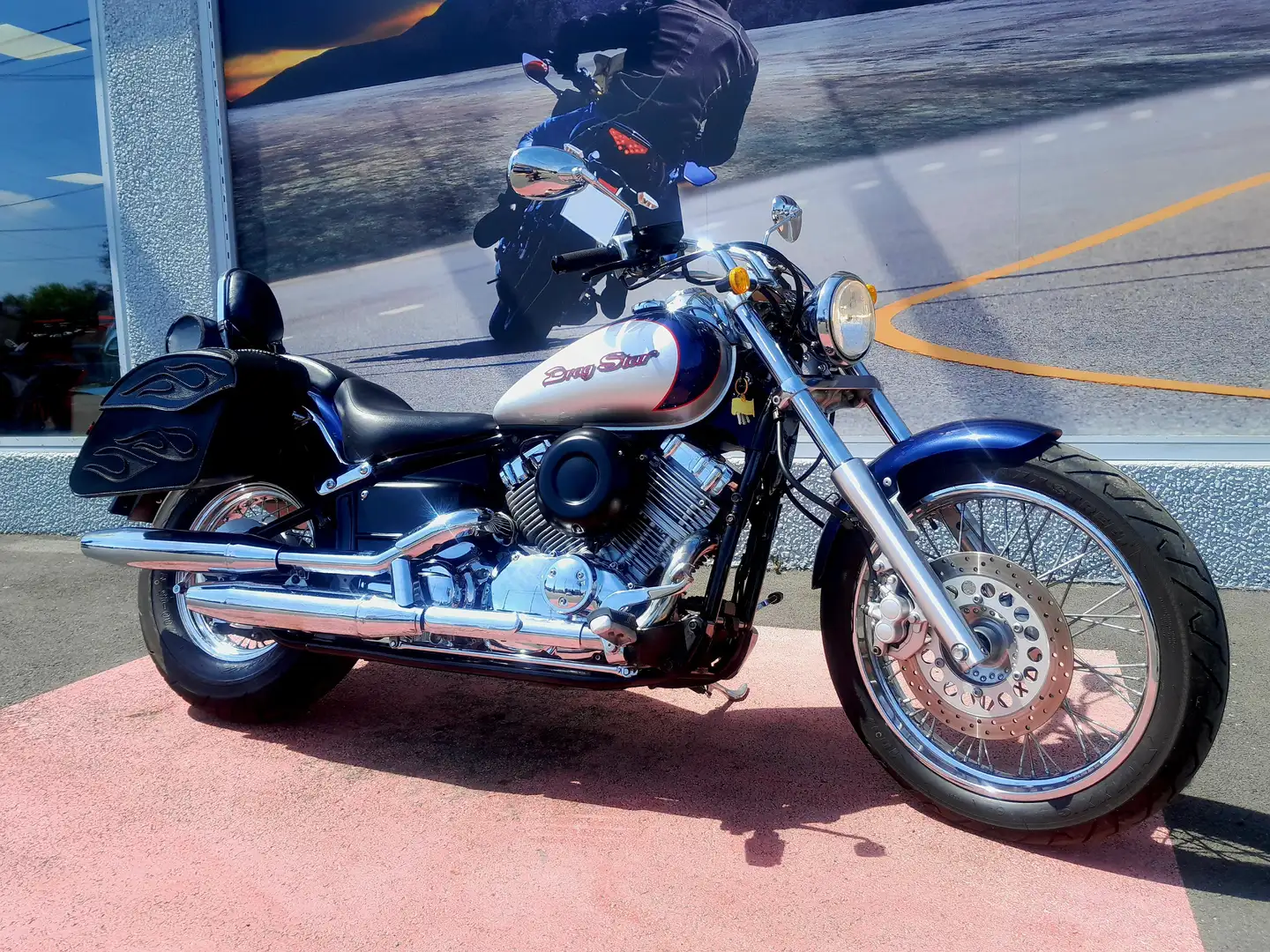 Yamaha XVS 650 DRAGSTAR Argintiu - 2