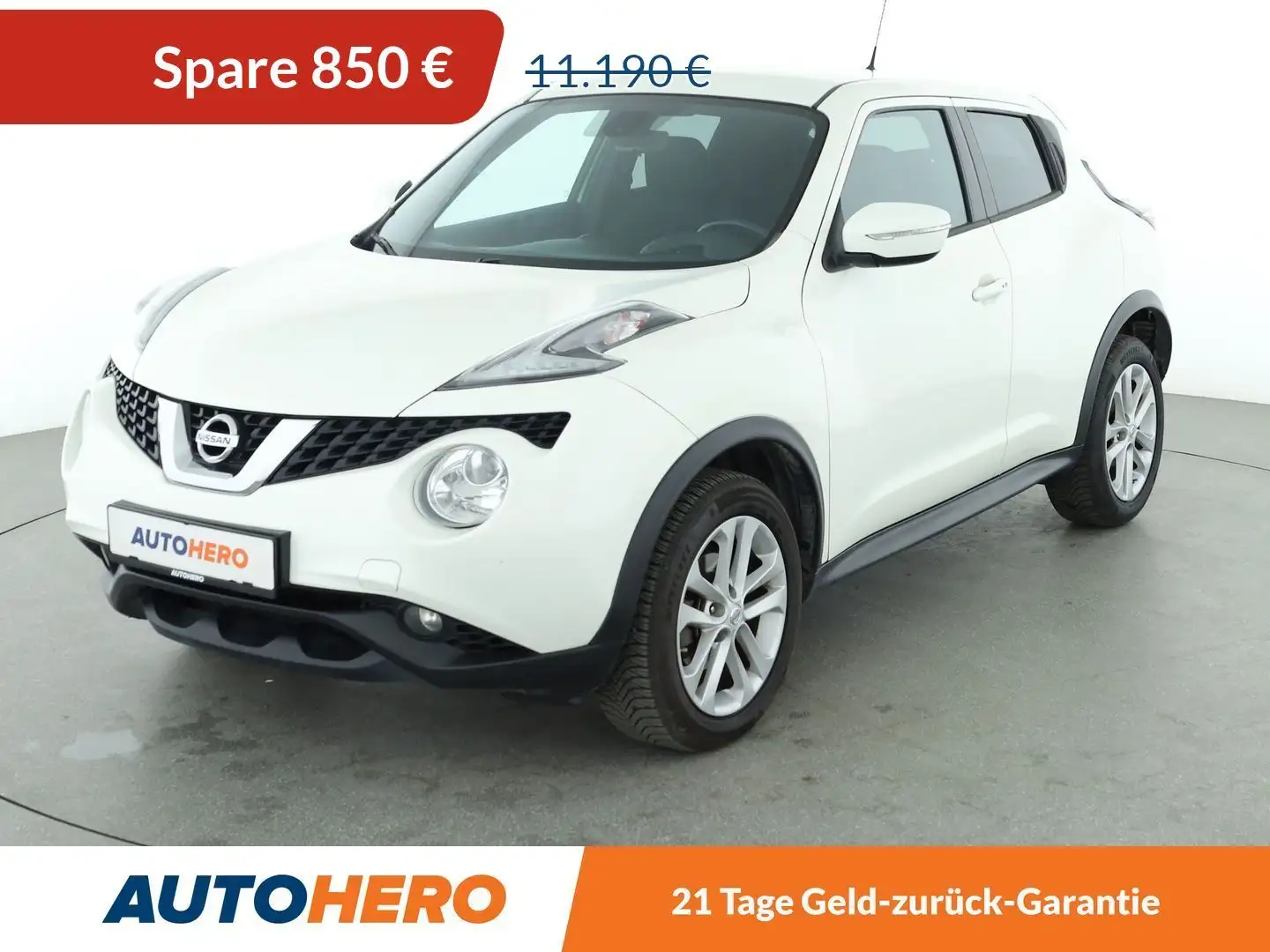Nissan Juke 1.2 N-Connecta *TEMPO*KLIMA*GARANTIE* Weiß - 1