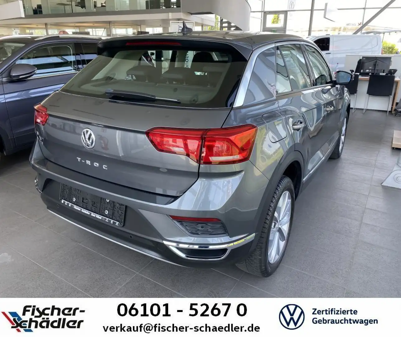 Volkswagen T-Roc T-ROC Style 1.0TSI*Navi*ParkPilot*StandHz.*el.He Silber - 2