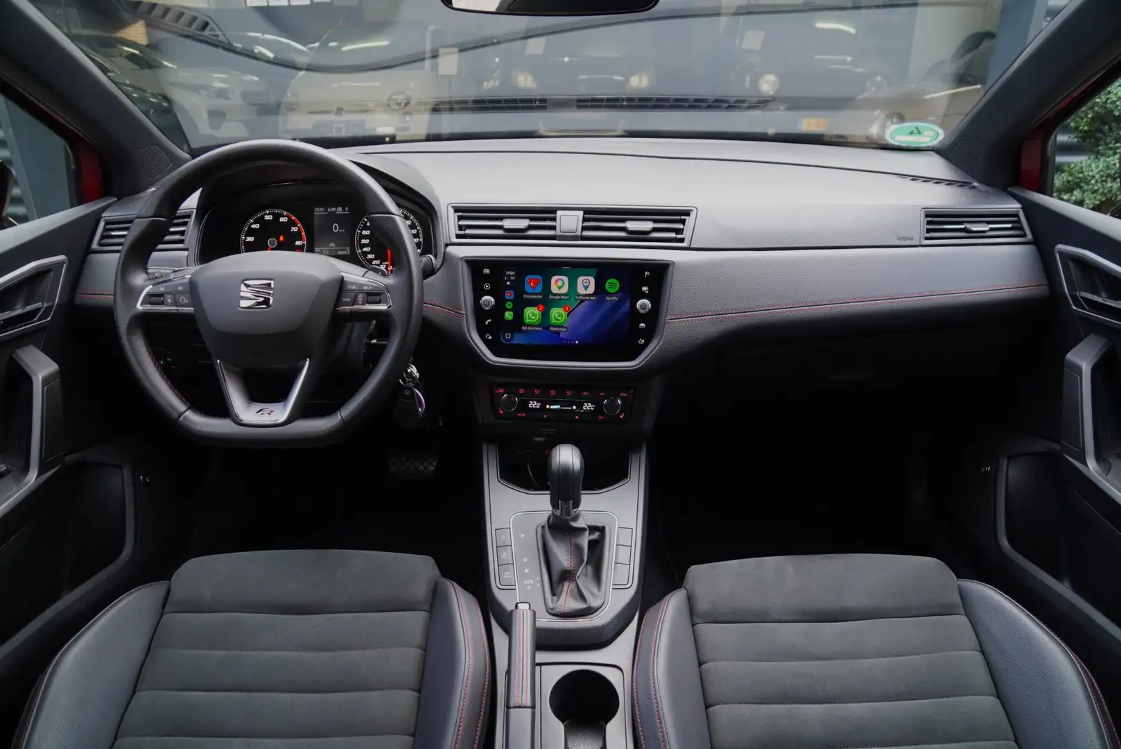 SEAT Ibiza 1.0 TSI FR AUT DSG CARPLAY 18" FULL LED ALCANTARA Rot - 2