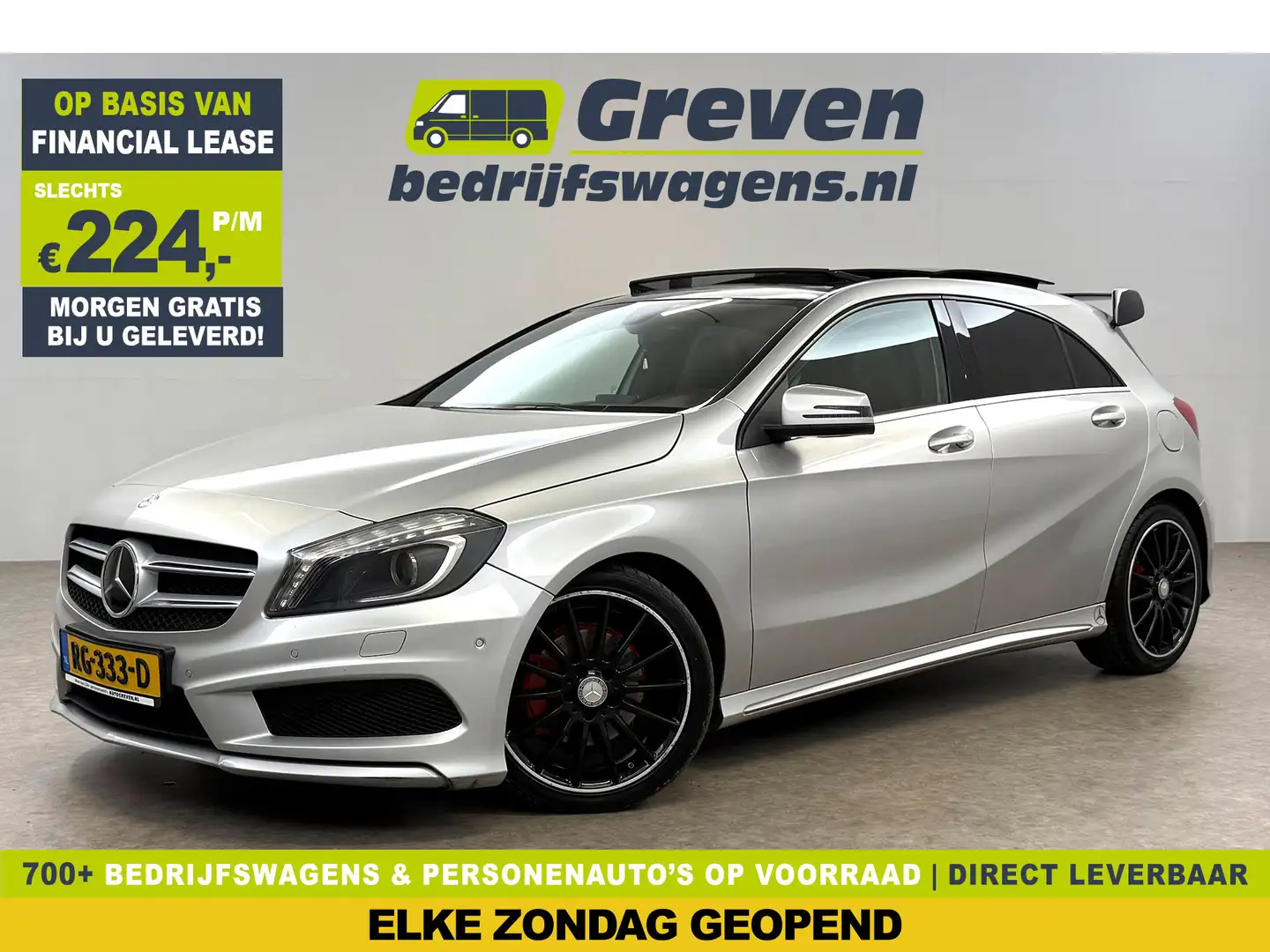 Mercedes-Benz A 180 CDI | Pano | LED | Spoiler | Airco | Navigatie | P Argent - 1