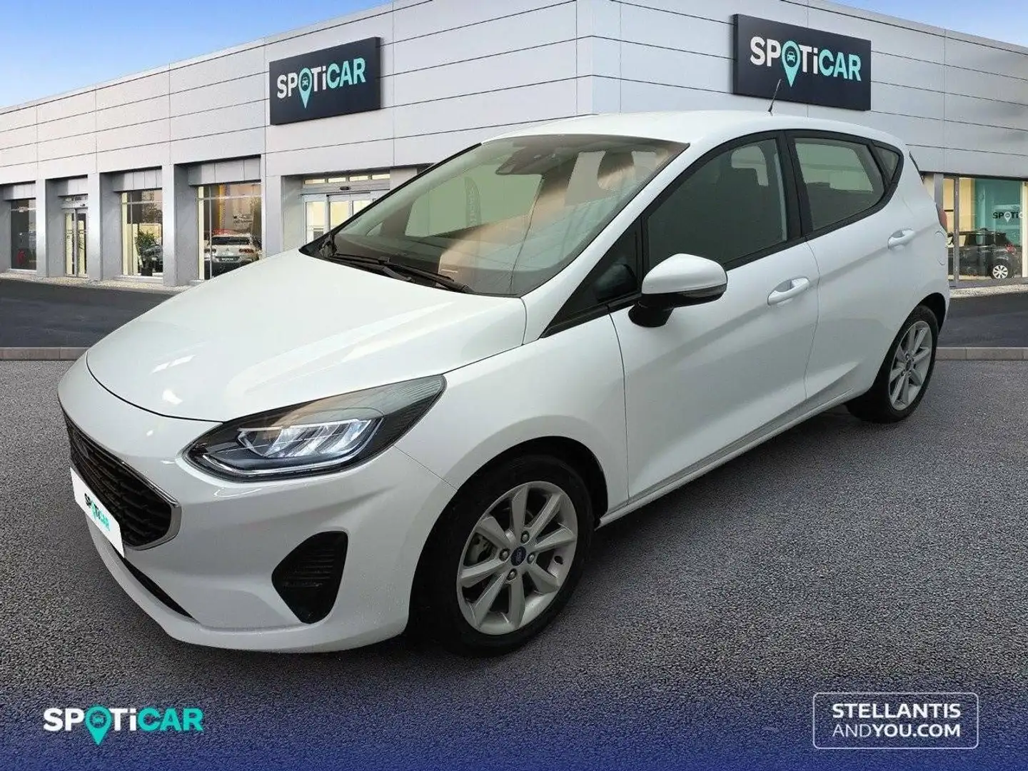 Ford Fiesta 1.0 EcoBoost Trend 100 Blanc - 1