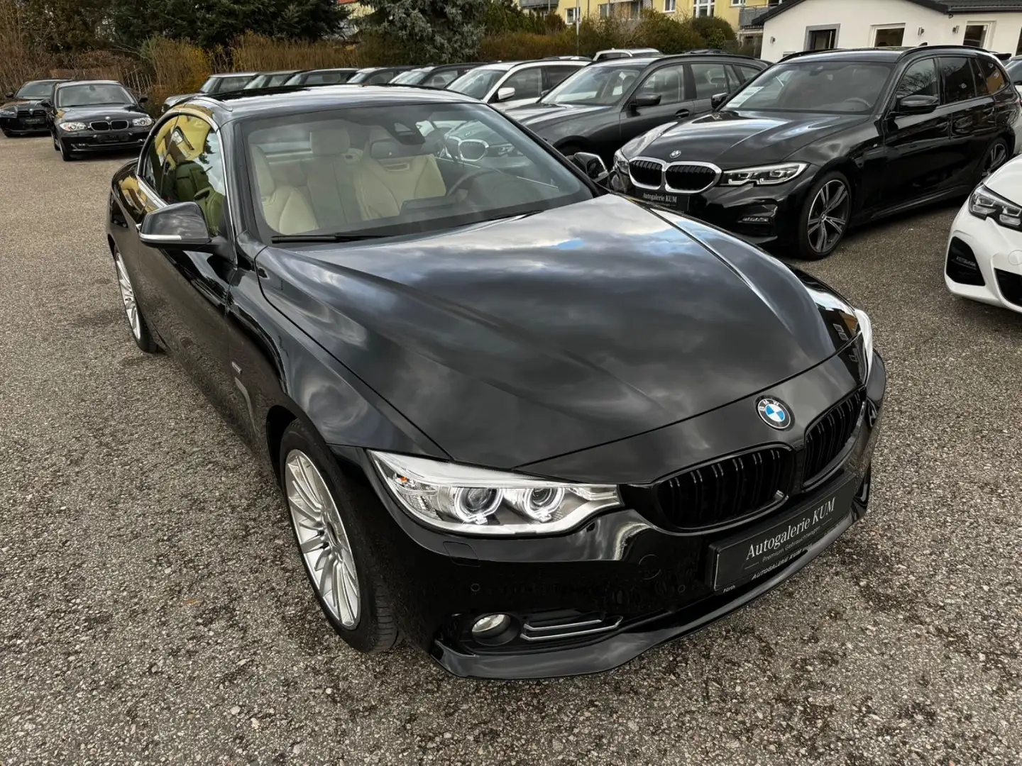 BMW 428 i Cabrio Aut Luxury Line|B-XENON|LEDER|KAMERA Zwart - 1