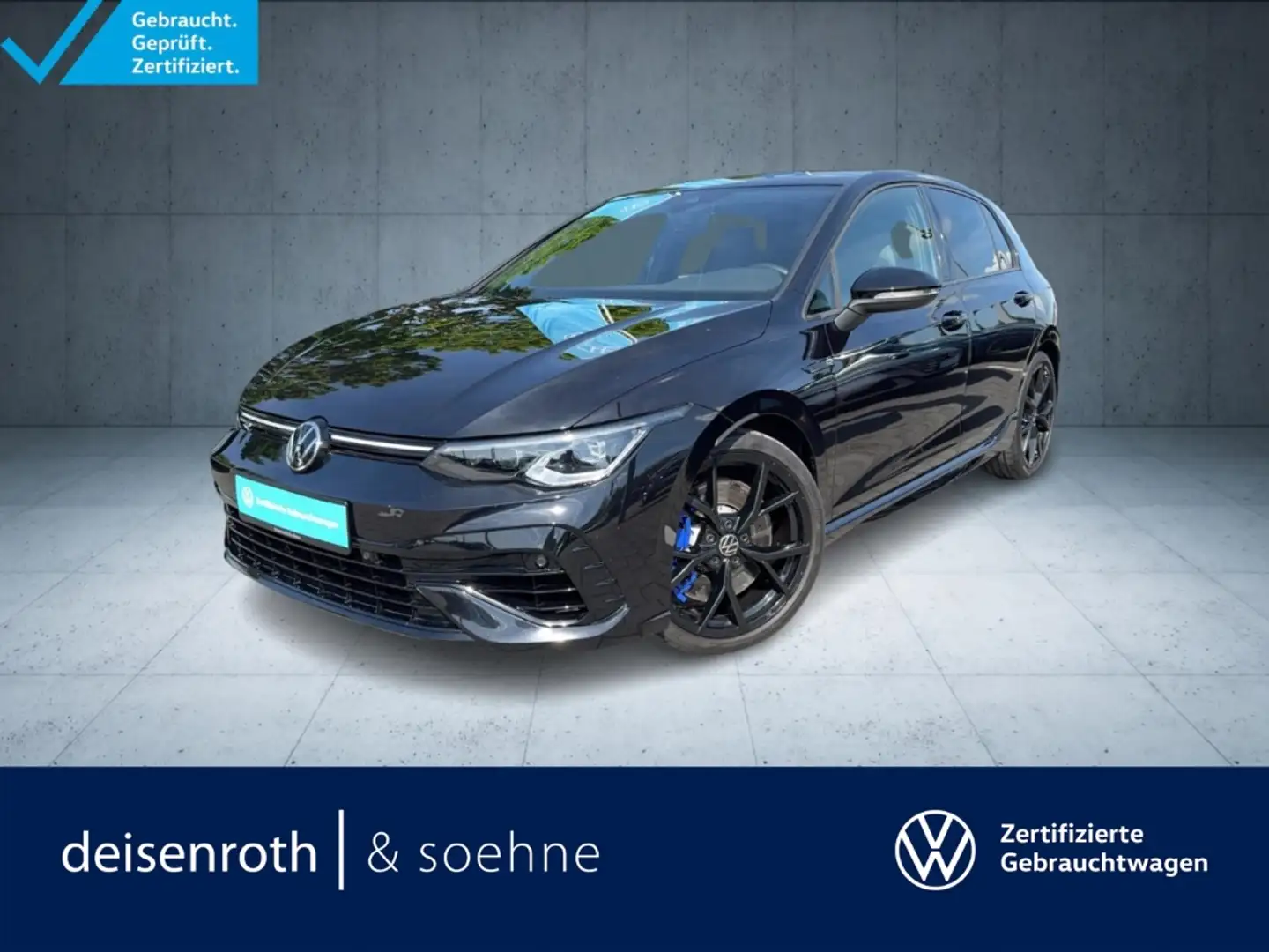 Volkswagen Golf R Performance Akrapovic/Matrix/H&K/Nav/19''/Black/As Negro - 1