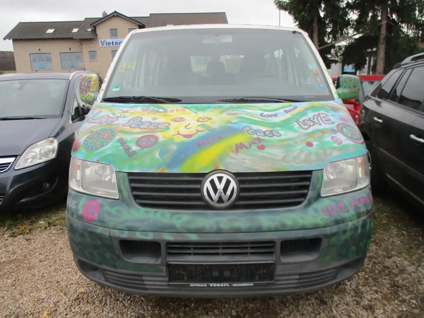 Volkswagen T5 Kombi 8 Sitze- Klima . Weiß - 2