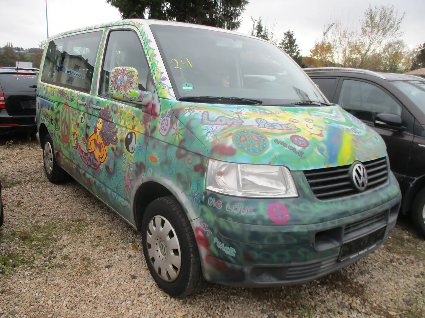Volkswagen T5 Kombi 8 Sitze- Klima . Weiß - 1