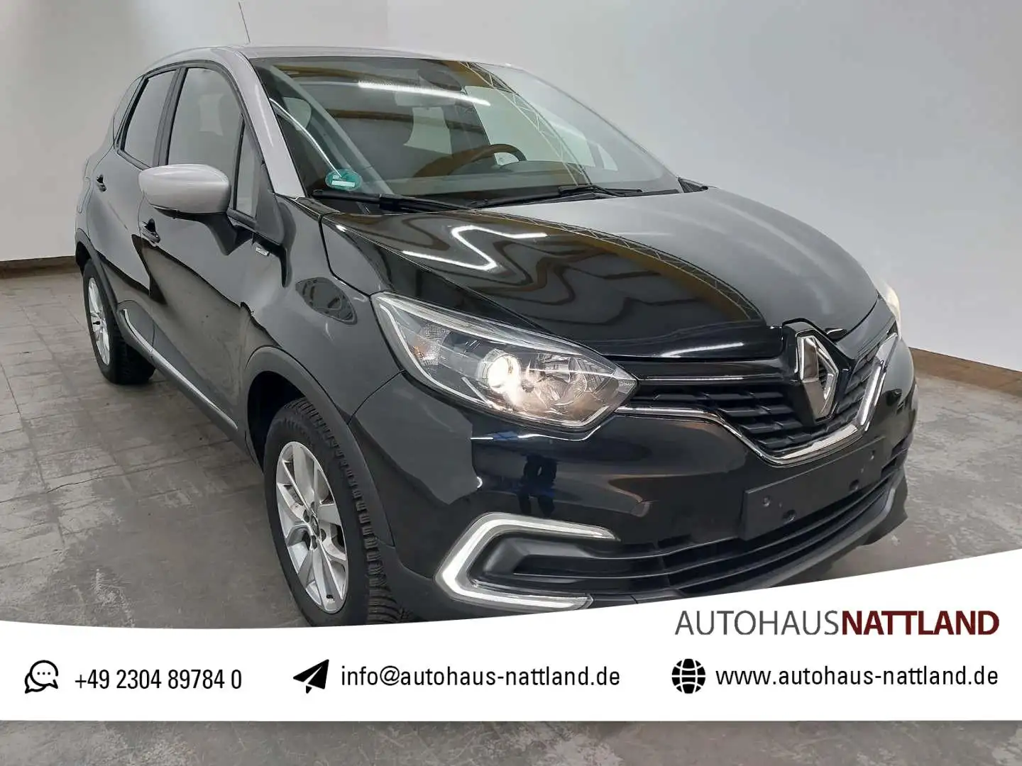 Renault Captur Limited 1.3 TCE PDC Navi Klimaauto. 1.Hd, Schwarz - 1