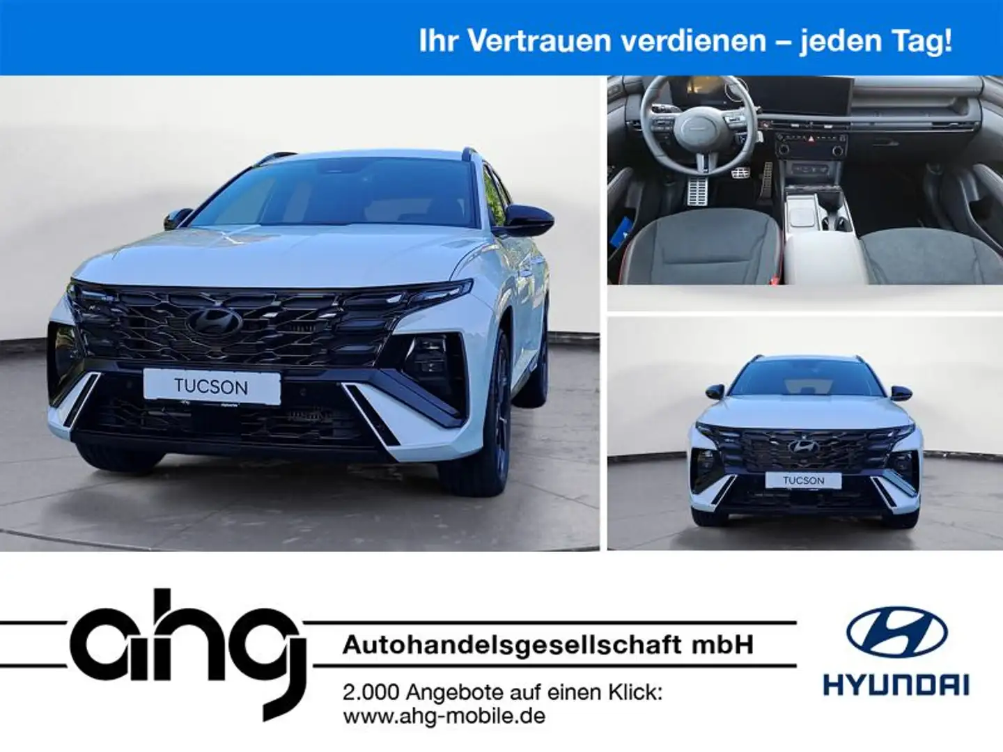Hyundai TUCSON HEV 1.6 T-GDi N-LINE DCT 2WD SITZPAKET ES Blanco - 1