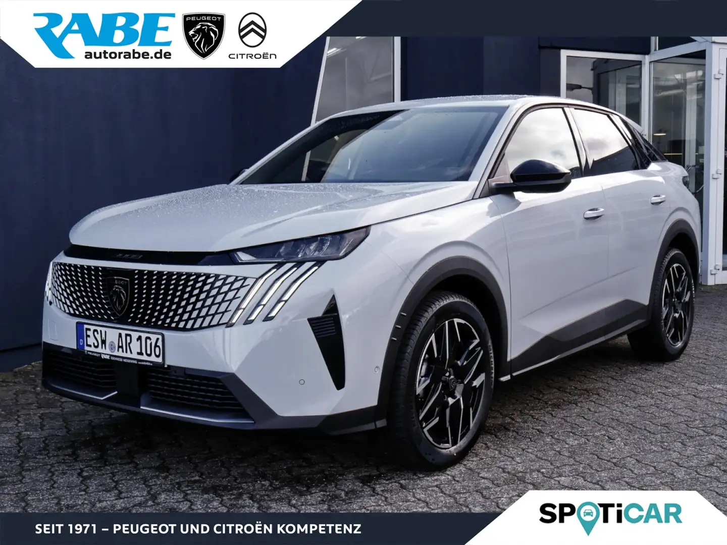 Peugeot 3008 Allure 136 Hybrid KeyFree+ACC+Winter-Paket Klima Weiß - 1