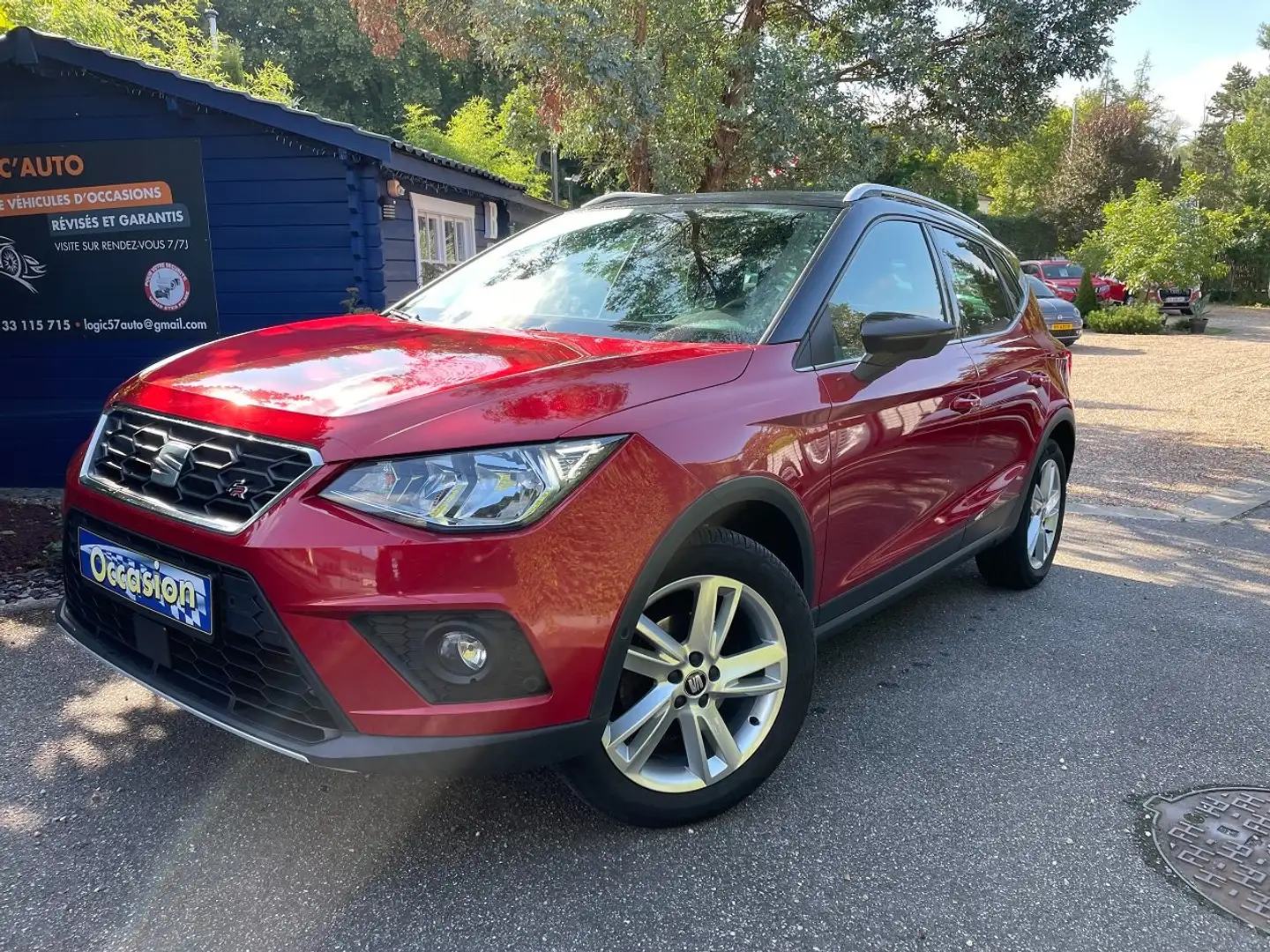 SEAT Arona 1.0 EcoTSI 115 ch Start/Stop DSG7 FR Rouge - 1