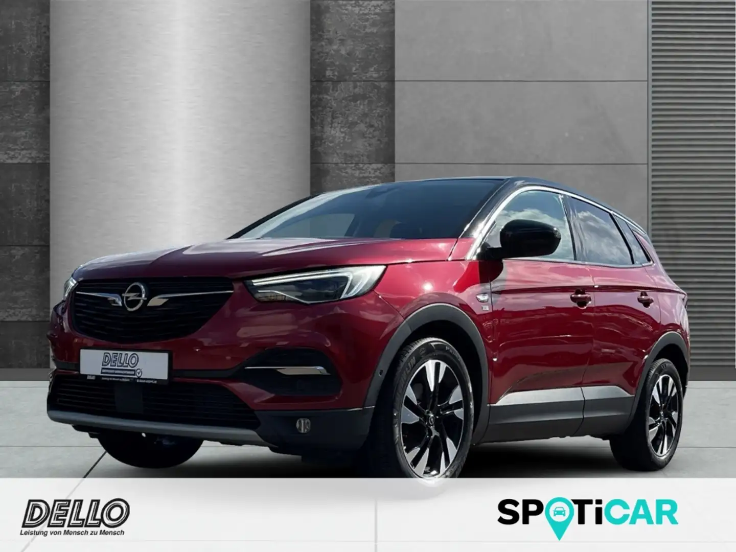 Opel Grandland , Navi,abnehmbare AHK , Klimaautomatik , Sitzheizu Rosso - 1
